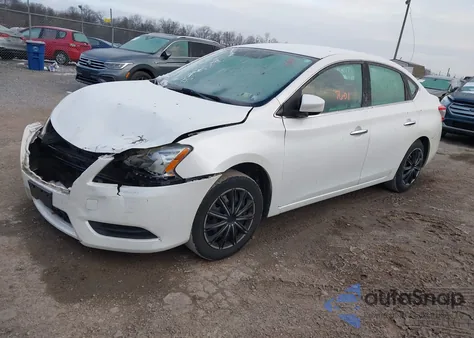 2013 Nissan Sentra Sv z USA, uszkodzony, nr VIN 3N1AB7AP9DL759938